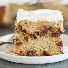 Banana Chocolate Chip Snack Cake Brown Eyed Baker Recipe Snack Cake Snack Chips Banana Chocolate Chip Cake