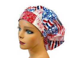 Patriotic Scrub Cap Men