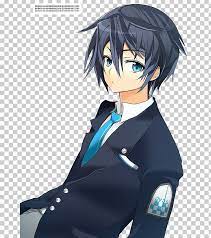 They're actually fairly simple to draw since they're just made up of a few basic shapes. Blue Hair Anime Black Hair Male Png Clipart Anime Black Hair Blue Blue Hair Boy Free
