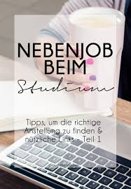 Der Richtige Nebenjob Mit Bildern Studieren Tipps Job Studium