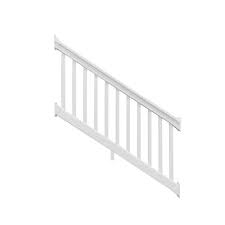 Closely follow post manufacturer's installation instructions or use a post jacket on an existing wood 4x4. Deckorail 8 Ft Aluminum Pressure Treated Southern Yellow Pine Deck Rail Kit 298645 The Home Depot Stair Railing Kits Stair Railing Vinyl Railing