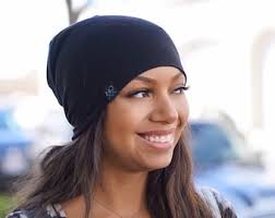 White Lightweight Slouchy Newborn Beanie, Jersey Knit Baby Hat