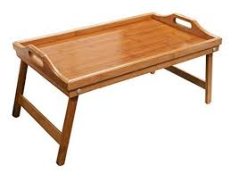 Hometown Basics Folding Bamboo Bed Tray Table High Quality Bamboo Breakfast Tray Click Image For More Details Bamboo Bedding Bed Tray Bed Tray Table