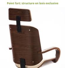 En bois massif + cuir, durable et résistant à la déchirure, léger et facile à nettoyer.la chaise de bureau a un aspect. Chaise De Bureau Judith Creme Chaisepro Fr
