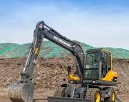 Chinese New 7 Ton 8 Ton 10 Ton Digger Excavator Wheeled with ...