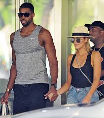 Just checking the integrity of this wall, don't mind me. Khloe Kardashian Says Tristan Thompson S A Great Man After Lamar Od Anniversary Hollywood Life