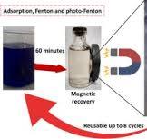 Reusable iron magnetic catalyst for organic pollutant ...