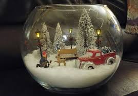 My Fish Bowl Christmas Creation Christmas Crafts Decorations Christmas Centerpieces Christmas Bowl