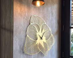 Azalea Oversized Wall Clock Metal Clocks For Wall Large Wall Etsy Clock Wall Art Oversized Wall Clock Wall Clock