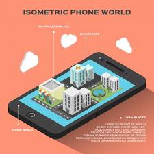 Download Isometric Smart Phone Infographic For Free Isometric Phone Mockup Infographic
