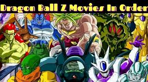 Chōzenshū and dragon ball full color. Dragon Ball Z Movies In Order Complete List Of Dragon Ball Z Movies Dragon Ball Z