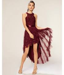 Teeze Me Glitter Lace Corkscrew High Low Dress Dillard S Dresses High Low Dress Fashion