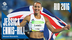The heptathlon replaced the women's pentathlon in the olympic games after 1981. Jessica Ennis Hill Heptathlon Silver Rio 2016 Medal Moments Youtube