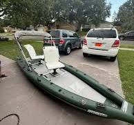 Upgrading skiff with new bimini top and seats