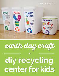 Earth Day Craft Diy Recycling Center For Kids Coupons Com Recycling For Kids Earth Day Crafts Recycling Center