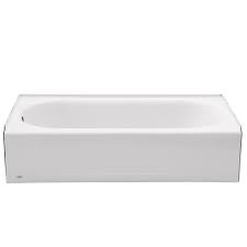 We carry alcove freestanding drop in whirlpool and many more types of bathtubs so you can find just the model you need. American Standard Princeton 60 In Left Hand Drain Rectangular Alcove Bathtub In White 2390 202 020 The Home Depot