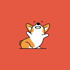 Dogs are pets that express their emotions very clearly. Work M A D E B Y R A D I O Dog Animation Corgi Drawing Corgi Art
