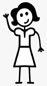 Drawing of the stick man thinking stock illustrations Stick Figure Woman Girl Stick Figure Clipart Hd Png Download Transparent Png Image Pngitem