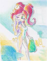 Start off with a pencil sketch. Octoling By The Pool By Adrian Dibuja Splatoon Know Your Meme