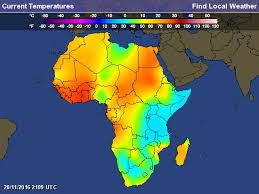 Africa Weather Map Current Temperatures Of Africa F Or C Find Local Weather Weather Map Africa Map Africa
