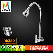 The two most common tap styles are: Mcpro Kitchen Sink Faucet Flexible Pillar Sink Tap S109 Flexible Wall Sink Tap S107 Shopee Malaysia
