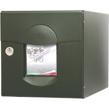 Boite Aux Lettres Normalisee 2 Portes Exterieur Renz Acier Vert Mat Leroy Merlin