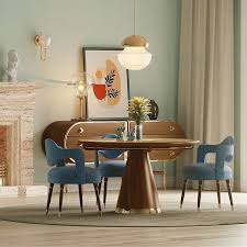 Mid Century Modern Dining Room Design In 2020 Dining Room Design Modern Mid Century Modern Dining Room Dining Table Chairs