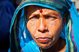 Old lady in Varanasi