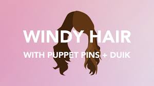 Hair animation with skeleton deformation in synfig studio. Windy Hair After Effects Tutorial Puppet Pins And Duik Augustus The Animator Youtube