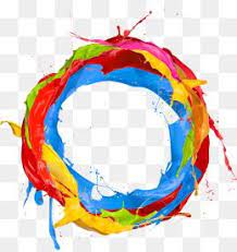 Paint Clipart Color Clipart Circles Color Coating Pigment Paint Circles Clipart Share 3 Paint Color Wheel Rainbow Png Blue Artwork