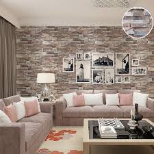 Kitchen 3d Effect Embossed Brick Stone Wallpaper Vinyl Nature Brown Grey Brick Wall Paper Roll Fo Brick Wallpaper Kitchen Brick Wallpaper Brown Brick Wallpaper
