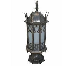 Post mount lighting requires the selection of a post onto which to mount the exterior light. Fairfield Collection 29 H Traditional Outdoor Column Mount Light Grand Light