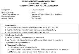 Rpl adaptasi di lingkungan sekolah baru (ganjil).docx. Download Contoh Rpl Bk 1 Lembar Kelas 7 K13 Revisi 2020 Semester 2 Beritapppk Com