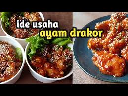 Resep Ayam Drakor Ide Usaha Rice Bowl Ala Ayam Madu Korea Youtube