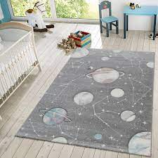 Auch büromöbel gibt es in verschiedenen ausführungen ferner materialien. Spiel Teppich Kinderzimmer Sterne Planeten Teppichmax