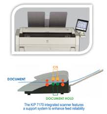 The productivity of the kip 7170 system is designed to satisfy the most demanding needs of decentralized users. Kip 7170