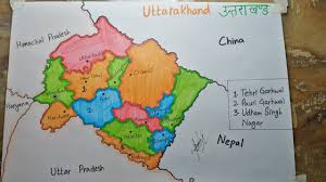 Uttarakhand from mapcarta, the free map. How To Draw Uttarakhand Map Easy Saad Youtube