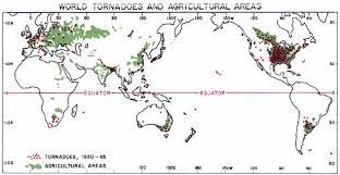 La météo se déchaîne en oklahoma. Localisation Des Tornades