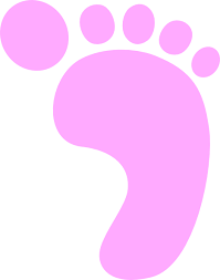Free baby footprint pattern printable digital footprint template baby footprint stencil template footprint outline printable pink baby footprints clip art. Pink Footprint Clip Art Vector Clip Art Online Royalty Free Public Domain Pink Footprints Clip Art Footprint