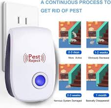 Ultrasonic pest repellers are electronic devices that emit high frequency sounds to negatively affect (e.g. Ultrasonic Pest Repeller 4 Pack 2020 Upgraded Electronic Pest Repellent Plug In Indoor Pest Control For Insects Mosquito Mouse Cockroaches Rats Bug Spider Ant Human And Pet Safe 1 Torn Box Electronics Others