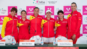 Russia's liudmila samsonova, right, celebrates with veronika kudermetova winning a point against us coco vandeweghe and shelby rogers during their billie jean king cup semifinal tennis match in prague, czech republic, friday, nov. Spain Already Knows The Schedules Of Their Matches In The Billie Jean King Cup Finals