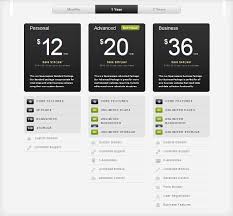 20 Best Designed Pricing Comparison Table Examples