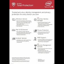 If you want to go above and beyond the standalone mcafee antivirus, you now go straight to mcafee total protection. Mcafee Total Protection 2021 1 Jahr