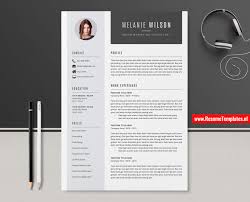 Modern Cv Template Resume Template For Ms Word Curriculum Vitae Cover Letter References Professional And Creative Resume Teacher Resume 1 Page 2 Page 3 Page Resume Instant Download Resumetemplates Nl