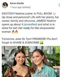 Karen people in the andaman islands, karen people who live in the andaman and nicobar islands; Jadine Nation On Twitter Brave Women Karen Davila And Nadine Lustre Meet Again Watch Nadine S Interview With Ms Karen Tomorrow Night At 7pm On Youtube Mhay Earnshaw Nadinefullbloom Https T Co 1sq1qgfd0j
