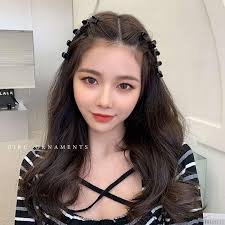 100PCS Mini Black Plastic Hair Clips