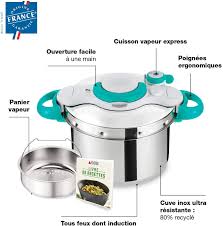 Последние твиты от la redoute (@laredoutefr). Seb Clipsominut Easy Cocotte Minute 9 L Induction Livre De 100 Recettes Autocuiseur Inox Fabrique En France Facile A Utiliser Bleue P4624916 Amazon Fr Cuisine Maison