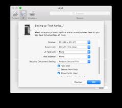 Konica bizhub 362 mac 10.9 driver download (818kb). How Do I Add The Konica Minolta Multifunction Printer To A Mac