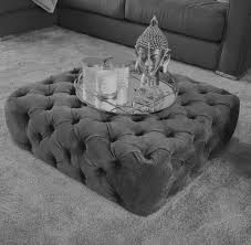 Plus i fill the hole in the middle with christmas ornaments, rocks, plants, all kinds of. New Large Chesterfield Style Deep Buttoned Footstool Coffee Table Ebay 1000 Footstool Coffee Table Footstool Living Rooms Footstool