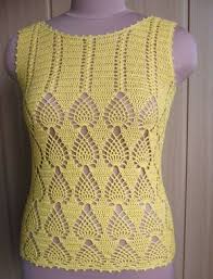 Sari Sifir Kol Bayan Orgu Bluzlari Crochet Crochet Top Crochet Shirt